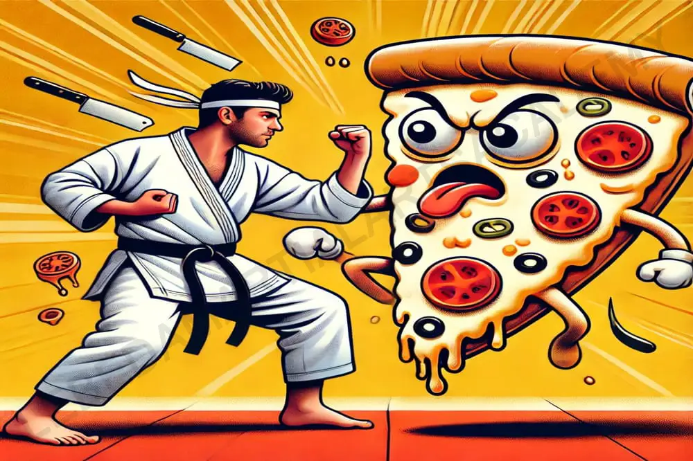 Sharp Mind or Cheesy Slice? Karate vs Pizza